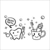 Brush Teeth Wall Stickers bathroom