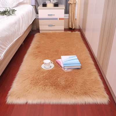 Plush soft bedroom rug