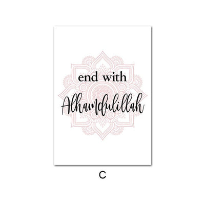 Pink Decorative Wall Art Canvas